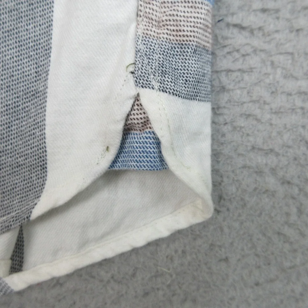 Levis Outdoor Shirt‎ Mens XL White Plaid Button Up Gorpcore Outdoor Workwear